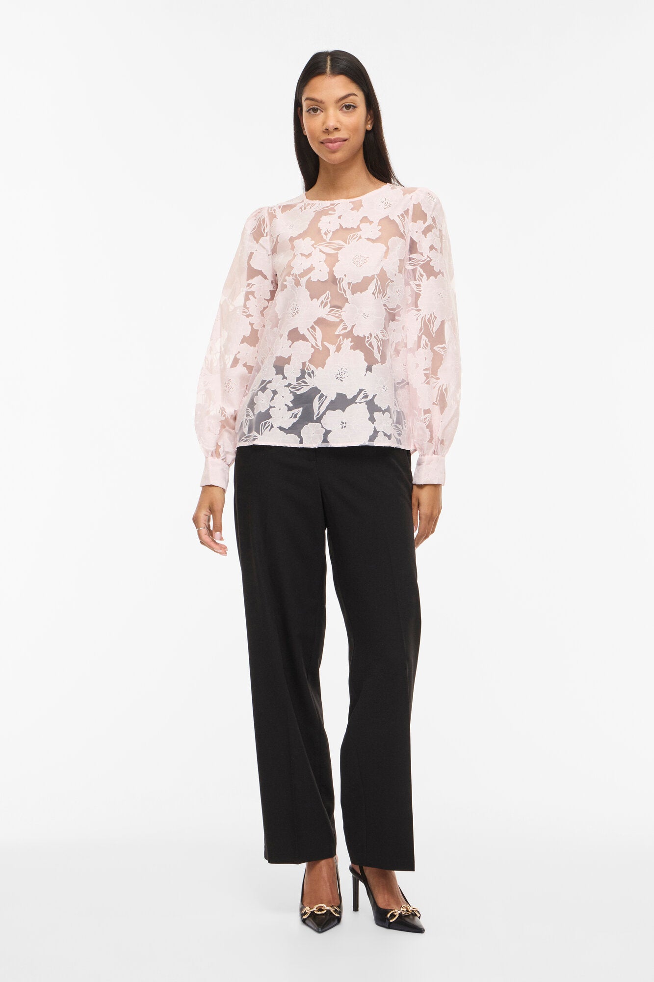 Vibillie blondebluse - Cherry Blossom